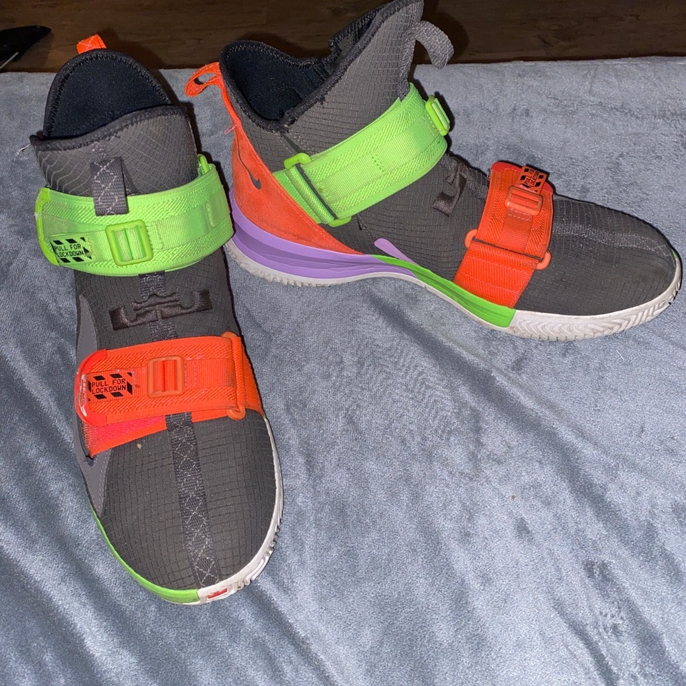 Mens Nike Lebron Soldier 13 Thunder Grey